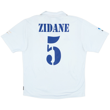 2001 Real Madrid Home Shirt Zidane #5 - 6/10 - (M)