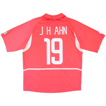 2002-03 South Korea Home Shirt J.H.Ahn #19 - 10/10 - (L)