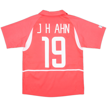 2002-03 South Korea Home Shirt J.H.Ahn #19 - 9/10 - (M)