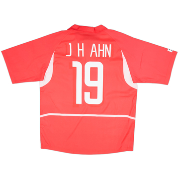 2002-03 South Korea Home Shirt J.H.Ahn #19 - 5/10 - (L)