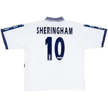 1995-97 Tottenham Home Shirt Sheringham #10 - 8/10 - (XL)