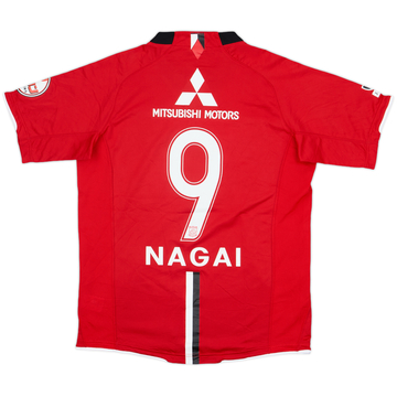2008 Urawa Red Diamonds Home Shirt Nagai #9 - 7/10 - (S)