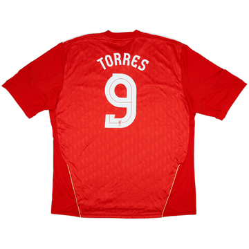 2010-12 Liverpool Home Shirt Torres #9 - 8/10 - (3XL)