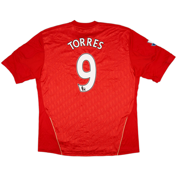 2010-12 Liverpool Home Shirt Torres #9 - 8/10 - (3XL)