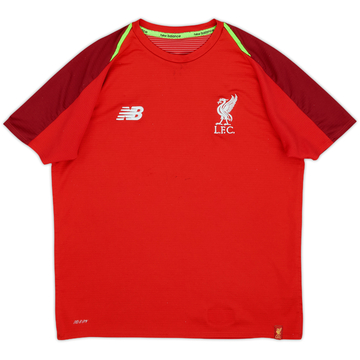 2018-19 Liverpool New Balance Training Shirt - 7/10 - (L.Boys)