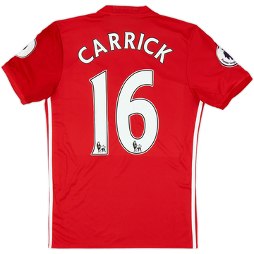 2016-17 Manchester United Home Shirt Carrick #16 (S)