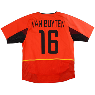 2002-04 Belgium Player Issue Home Shirt Van Buyten #16 - 10/10 - (L)