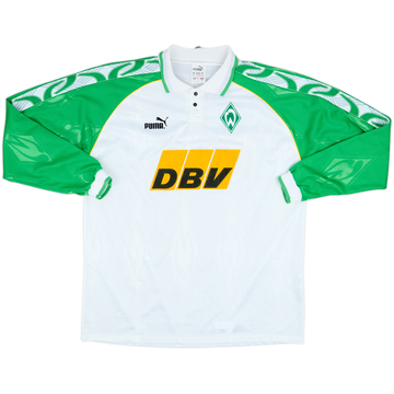 1995-96 Werder Bremen Home L/S Shirt - 8/10 - (XL)