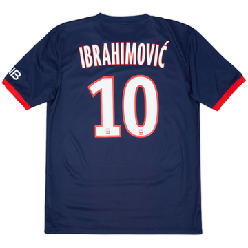 2013-14 Paris Saint-Germain Home Shirt Ibrahimovic #10 - 8/10 - (M)
