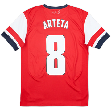 2012-14 Arsenal Home Shirt Arteta #8 - 7/10 - (M)