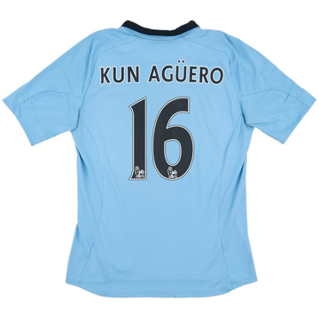 2012-13 Manchester City Home Shirt Kun Aguero #16 - 6/10 - (M)