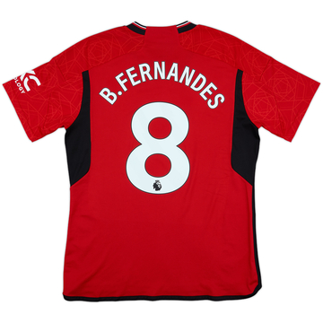 2023-24 Manchester United Home Shirt B.Fernandes #8 - 10/10 - (L)