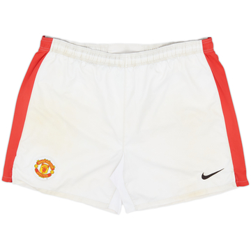2009-10 Manchester United Home Shorts - 7/10 - (XL)