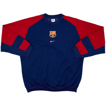 1998-99 Barcelona Nike Sweat Top - 9/10 - (XL)