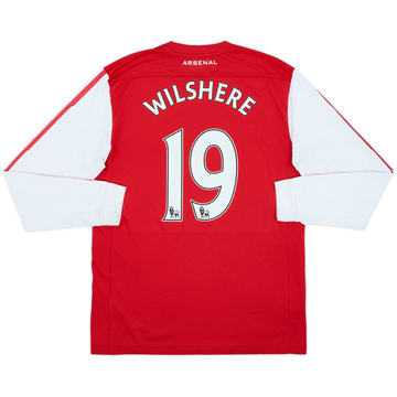 2011-12 Arsenal Home L/S Shirt Wilshere #19 - 7/10 - (M)
