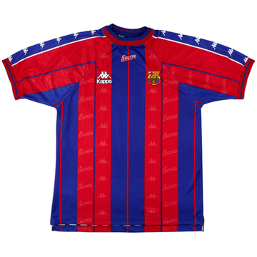 1997-98 Barcelona Home Shirt - 9/10 - (XL)