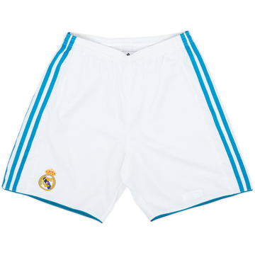 2017-18 Real Madrid Home Shorts - 10/10 - (S)