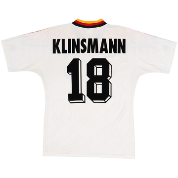 1994-96 Germany Home Shirt Klinsmann #18 - 6/10 - (S)