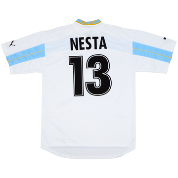 2000-01 Lazio Centenary Home Shirt Nesta #13 - 8/10 - (XL)