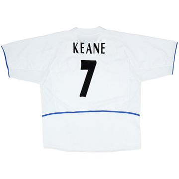 2002-03 Leeds United Home Shirt Keane #7 - 8/10 - (XXL)