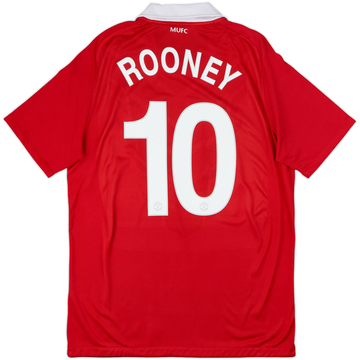 2010-11 Manchester United Home Shirt Rooney #10 - 6/10 - (M)