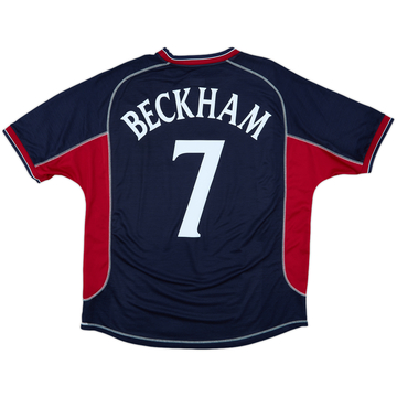 2000-01 Manchester United Third Shirt Beckham #7 - 9/10 - (XL)