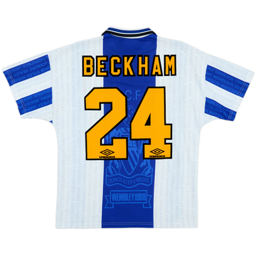 1994-96 Manchester United Third Shirt Beckham #24 - 8/10 - (M)
