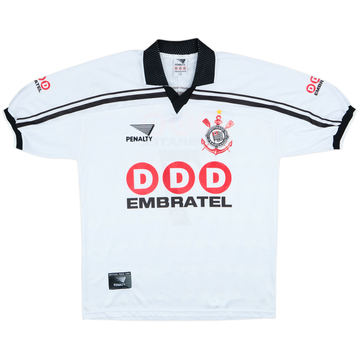 1998 Corinthians Home Shirt #7 - 8/10 - (L)