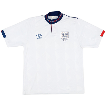 1987-90 England Home Shirt - 8/10 - (M/L)