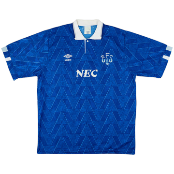 1989-91 Everton Home Shirt - 8/10 - (L)