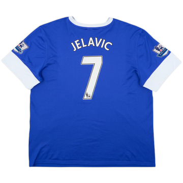 2012-13 Everton Home Shirt Jelavic #7 - 8/10 - (XXL)