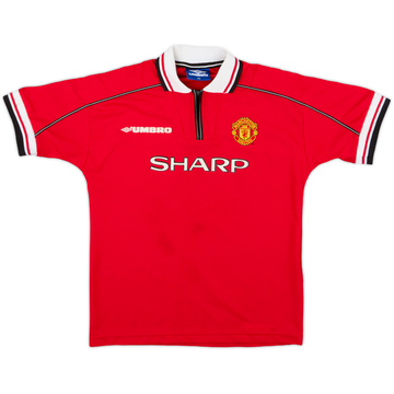 1998-00 Manchester United Home Shirt - 7/10 - (L.Boys)