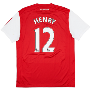 2011-12 Arsenal Home Shirt Henry #12 - 7/10 - (L)