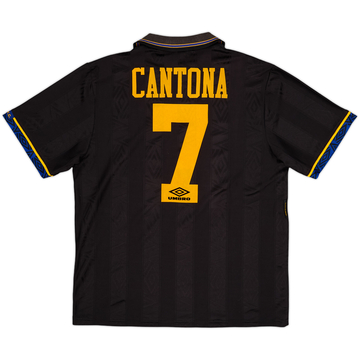 1993-95 Manchester United Away Shirt Cantona #7 - 8/10 - (L)
