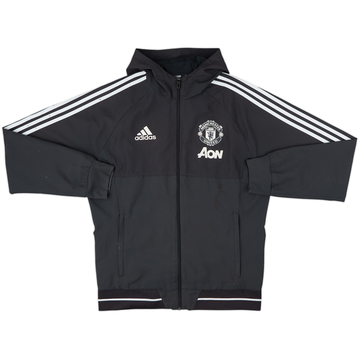 2018-19 Manchester United adidas Hooded Rain Jacket - 8/10 - (M)