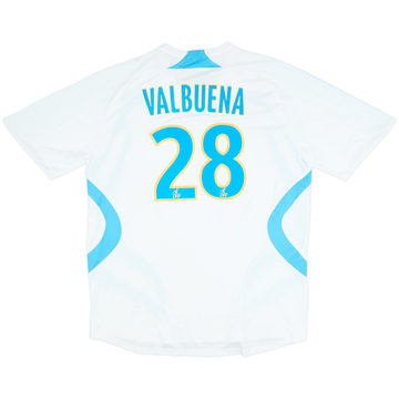 2007-08 Olympique Marseille Home Shirt Valbuena #28 - 8/10 - (XL)
