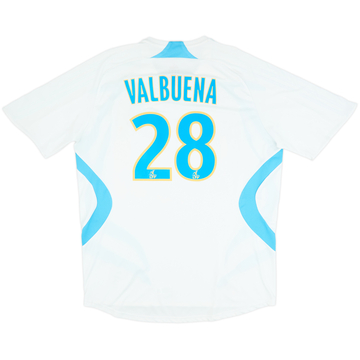 2007-08 Olympique Marseille Home Shirt Valbuena #28 - 6/10 - (XL)