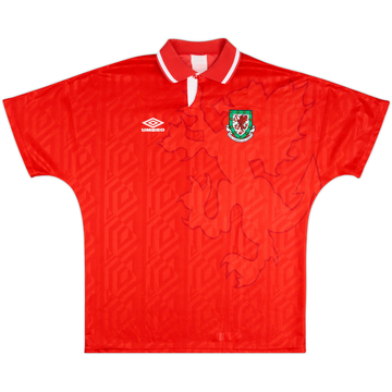 1992-94 Wales Home Shirt - 10/10 - (L)