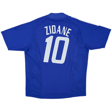 2002-04 France Home Shirt Zidane #10 - 8/10 - (L)