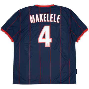 2009-10 Paris Saint-Germain Home Shirt Makelele #4 - 8/10 - (XL)