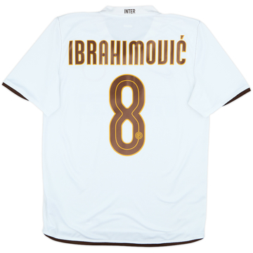 2008-09 Inter Milan Away Shirt Ibrahimovic #8 - 8/10 - (M)