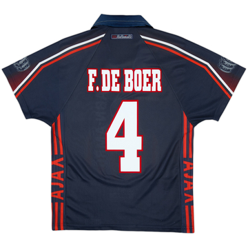 1997-98 Ajax Away Shirt F.De Boer #4 - 6/10 - (S)