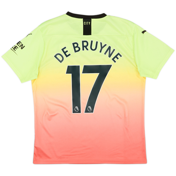 Camiseta de la tercera equipación del Manchester City 2019-20 De Bruyne #17 - 9/10 - (L)