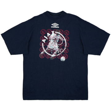 1995-97 Ajax Umbro Graphic Tee - 8/10 - (XL)