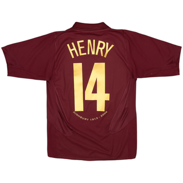 2005-06 Arsenal Camiseta de local Henry #14 - 8/10 - (S)