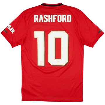 2019-20 Manchester United Home Shirt Rashford #10 - 8/10 - (S)