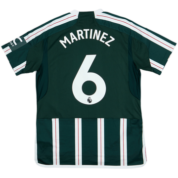 2023-24 Manchester United Away Shirt Martinez #6 - 8/10 - (L)