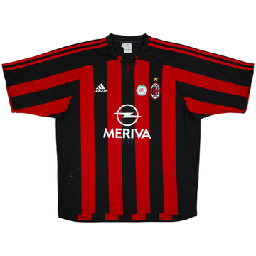 2003-04 AC Milan Home Shirt - 4/10 - (XL)