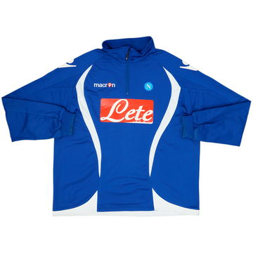 2009-10 Napoli Macron 1/4 Zip Drill Top - 6/10 - (3XL)