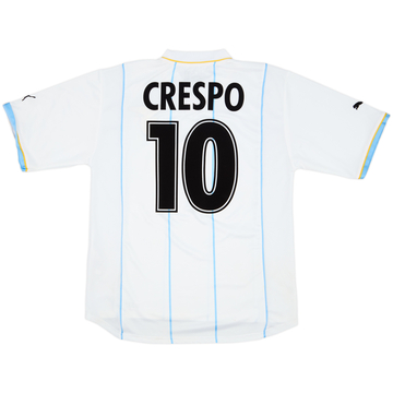 2001-02 Lazio European Home Shirt Crespo #10 - 7/10 - (M)